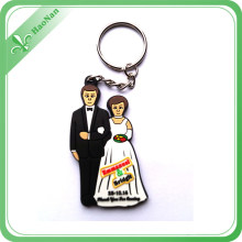 Factory Direct Sale High Quality Custom Soft Rubber Silicone Keyring